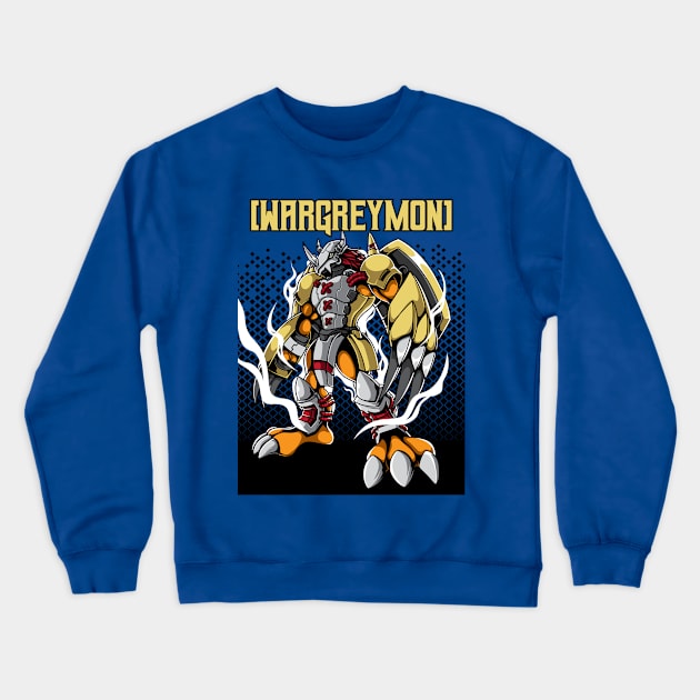 Wargreymon Crewneck Sweatshirt by djankrixzstudio